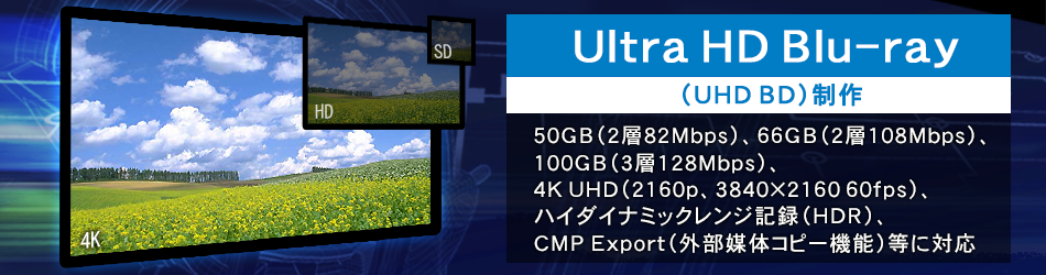 Ultra HD Blu-ray（UHD BD）制作